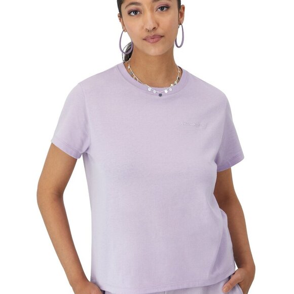 Champion Women’s The Classic Crewneck T‑Shirt NWT XL Morning Dew Lavender - Picture 5 of 5